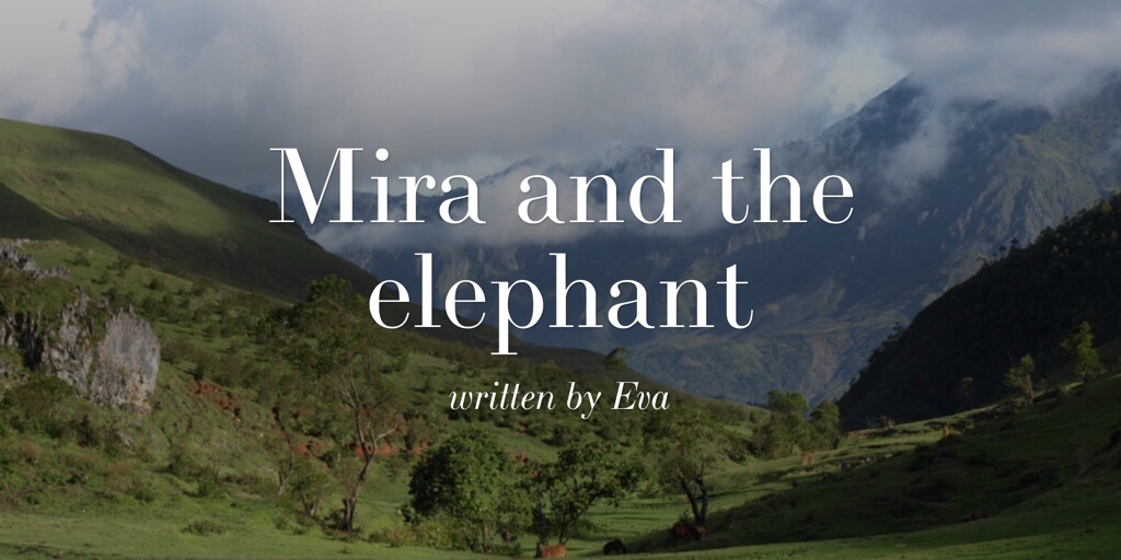 Mira and the elephant